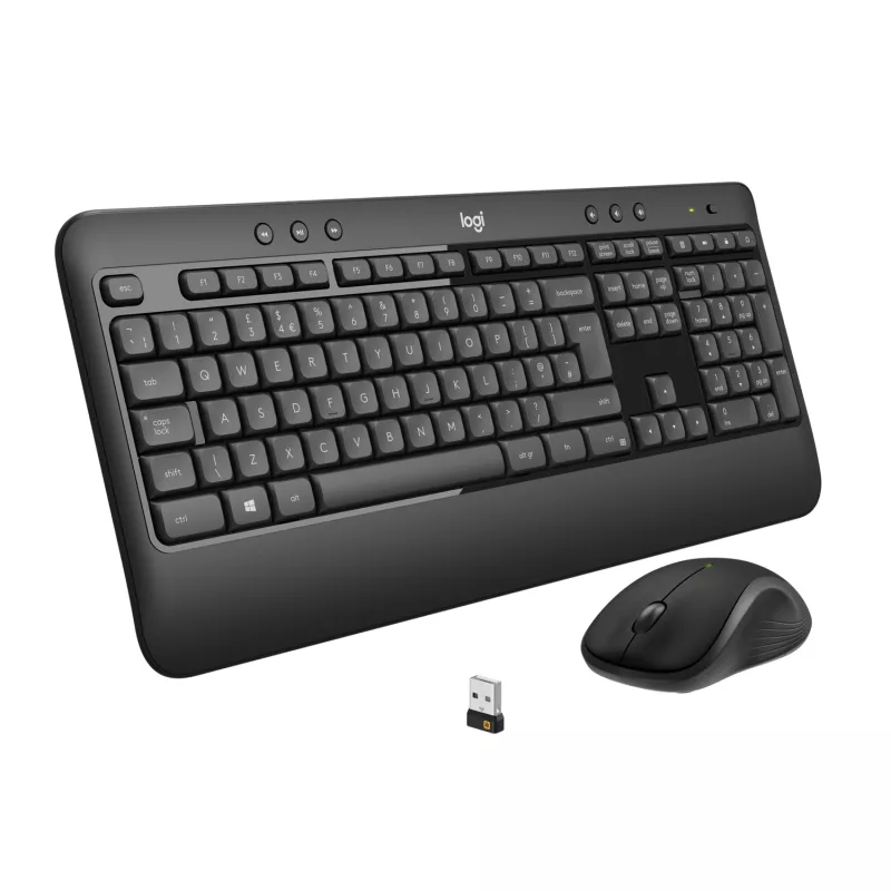 Logitech MK540 Advanced - zestaw klawiatura i mysz - bezprzewodowy - 2,4 GHz - QWERTY - włoski
