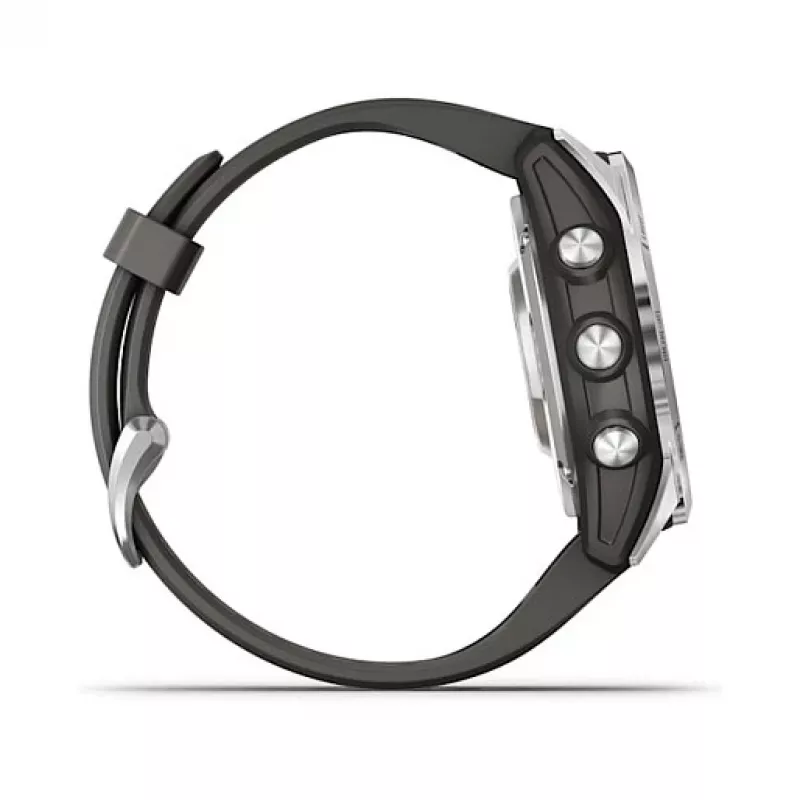 Garmin fēnix 7S Pro 3,05 cm (1,2 inch) MIP 42 mm Cyfrowy 240 x 240 pikseli Ekran dotykowy Srebrny Wi-Fi GPS (satelitarny)