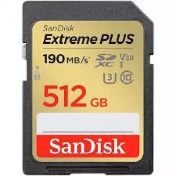 Karta pamięci SANDISK 512GB UHS-I SDSDXWV-512G-GNCIN — 512 GB, UHS-I, do 100 MB/s odczytu, do 90 MB/s zapisu