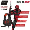 Słuchawki gamingowe z mikrofonem Art Hero USB
