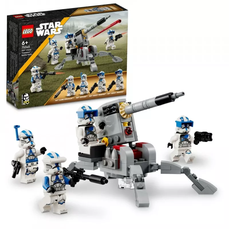 LEGO 75345 Star Wars 501st Clone Troopers Battle Pack Zestaw do Budowania