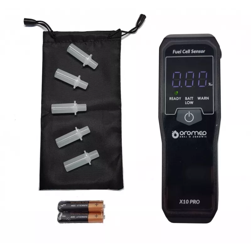 Alkomat Oromed ALK_ORO-X10 PRO 0 - 4‰ 0,05‰ Czarny