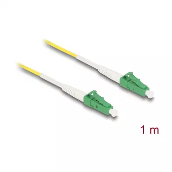 DeLOCK InfiniBand kabel światłowodowy 1 m LC LC/APC Żółty