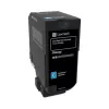 Lexmark 74C2HCE zestaw tonera cyjanowy Return Program Corporate. 12K stron dla