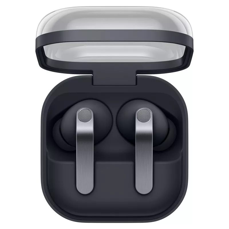 Samsung Galaxy Buds4 Pro SM-R640, Black Adaptive ANC, Bis zu 7 Stunden Wiedergabezeit, 2-Wege-Lautsprecher, Modernes Design mit hochwertigen Metallakz