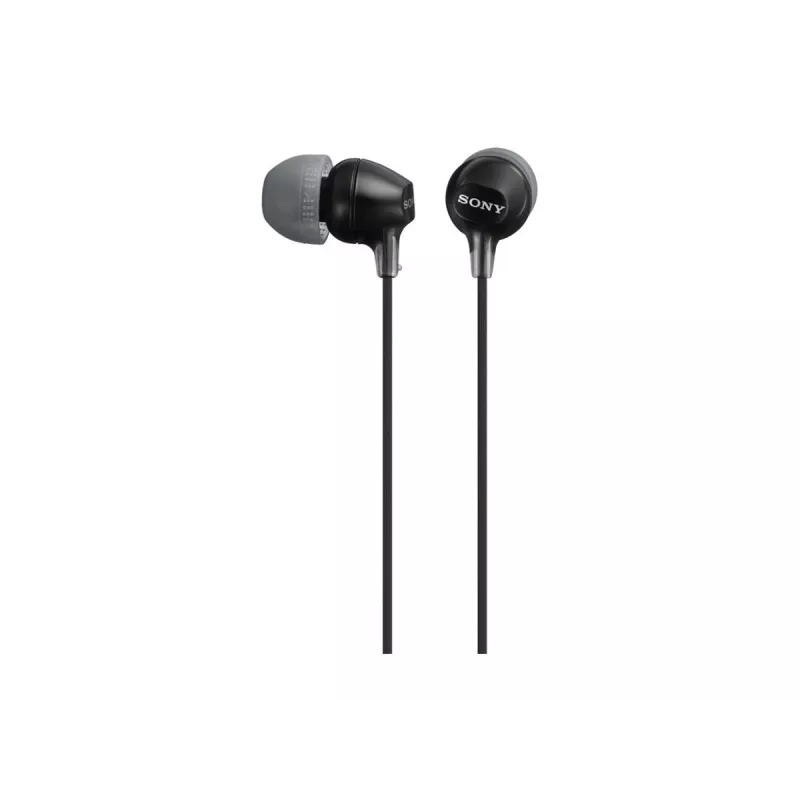 Sony MDR-EX15AP, przewodowy, 8 - 22000 Hz, połączenia/muzyka, 3 g, zestaw słuchawkowy, czarny