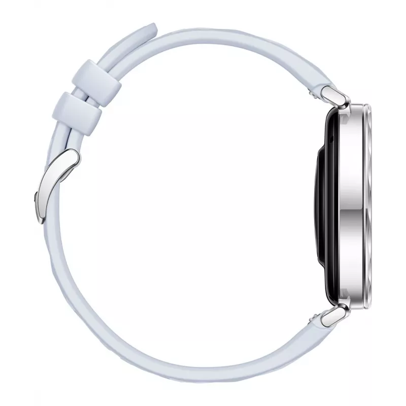 Smartwatch Huawei WATCH GT5 41mm z wyświetlaczem AMOLED 1,32 cala o rozdzielczości 466 x 466 pikseli. Pojemność baterii 323 mAh, waga tylko 35 g.
