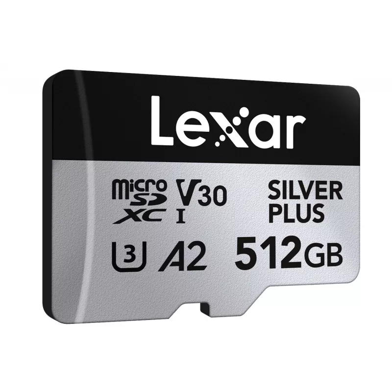 Flash Memory Lexar 512 GB UHS-I microSDXC srebrny PLUS