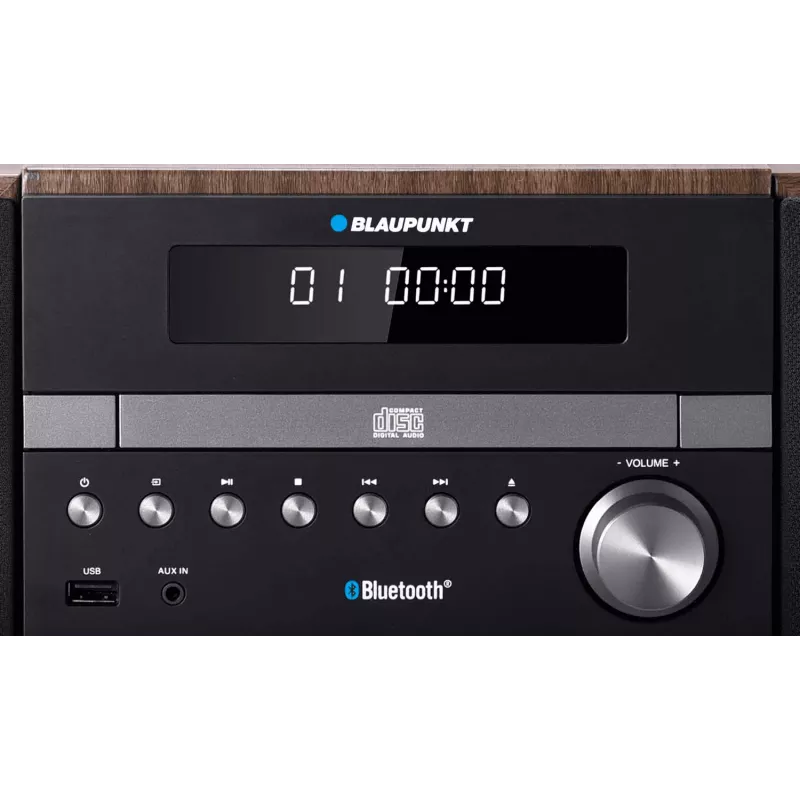Mikrosystem Bluetooth RDS/ID3 tag CD/MP3/USB/AUX/ClockAlarm