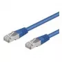 Wentronic Goobay CAT 5e kabel krosowy, F/UTP, niebieski, 10 m - mieszanka miedzi CCA (50163)
