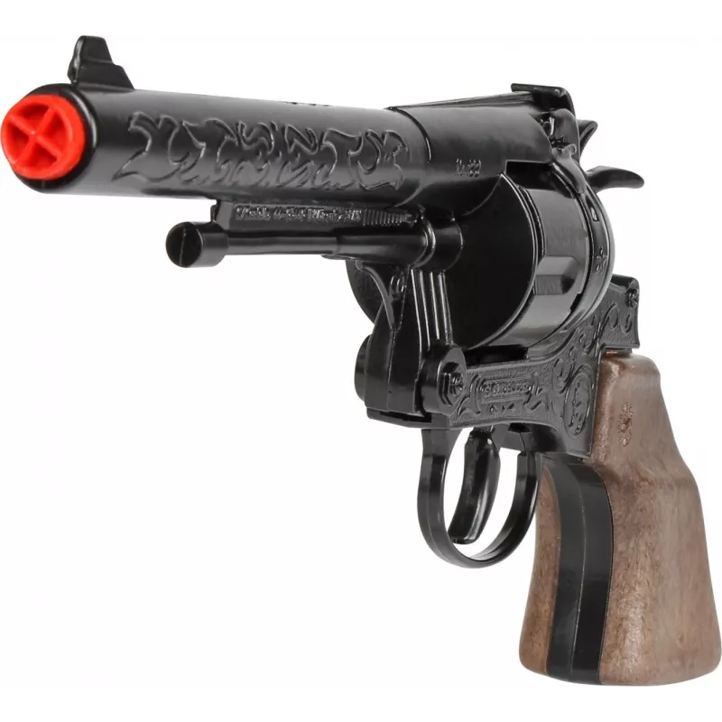 Pulio Metal Cowboy Revolver Gonher — metalowy rewolwer na kapiszony model 155122/6