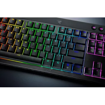 Klawiatura Razer CzarnyWidow V4 Low-Profile HyperSpeed mechaniczna RGB bezprzewodowa