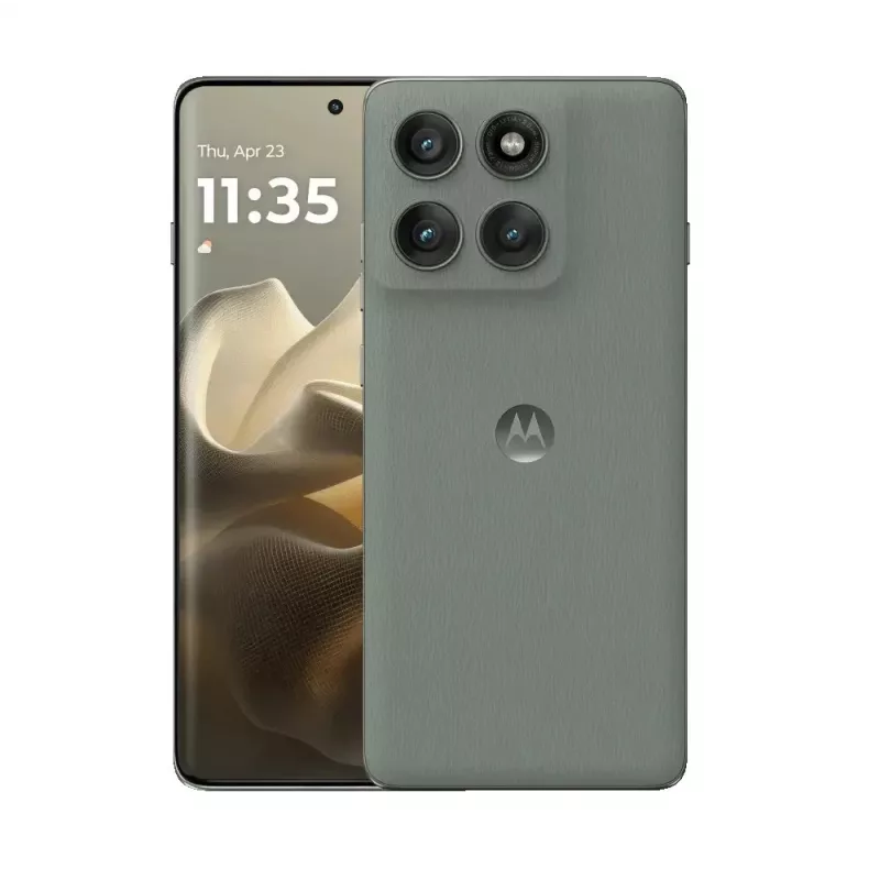 Motorola Moto Edge 60 Pro 5G Dual SIM Smartphone, 8 GB RAM, 256 GB, Pantone Shadow Green