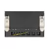 Patch panel DELOCK Mini Desktop RJ45 6-port Cat.6A ekranowany, metalowy, czarny, 80×22×125 mm