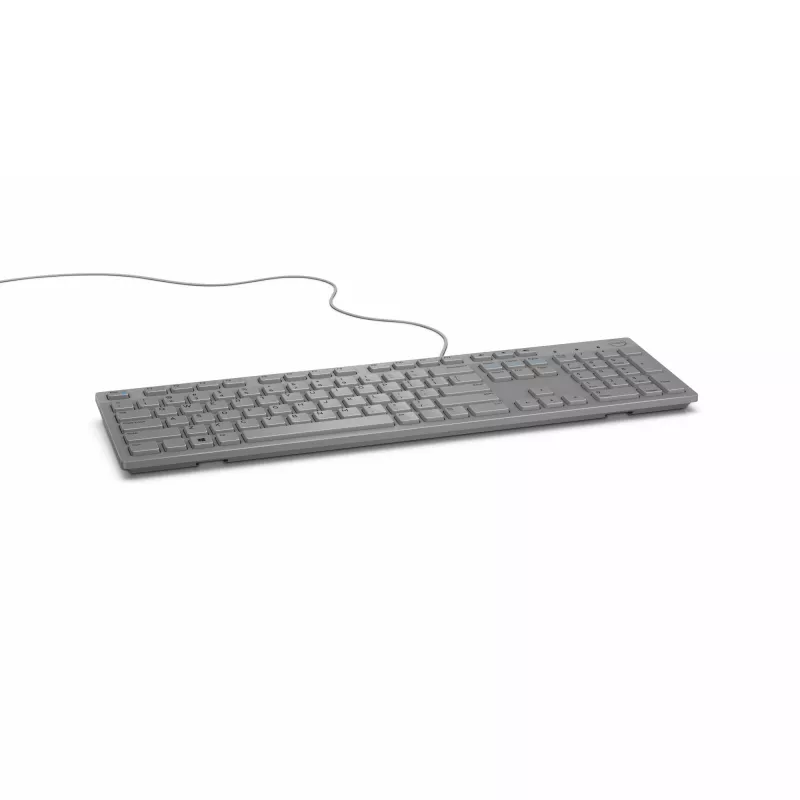 Klawiatura przewodowa Dell - KB216 - US International (QWERTY) – szara / LT grawerowane