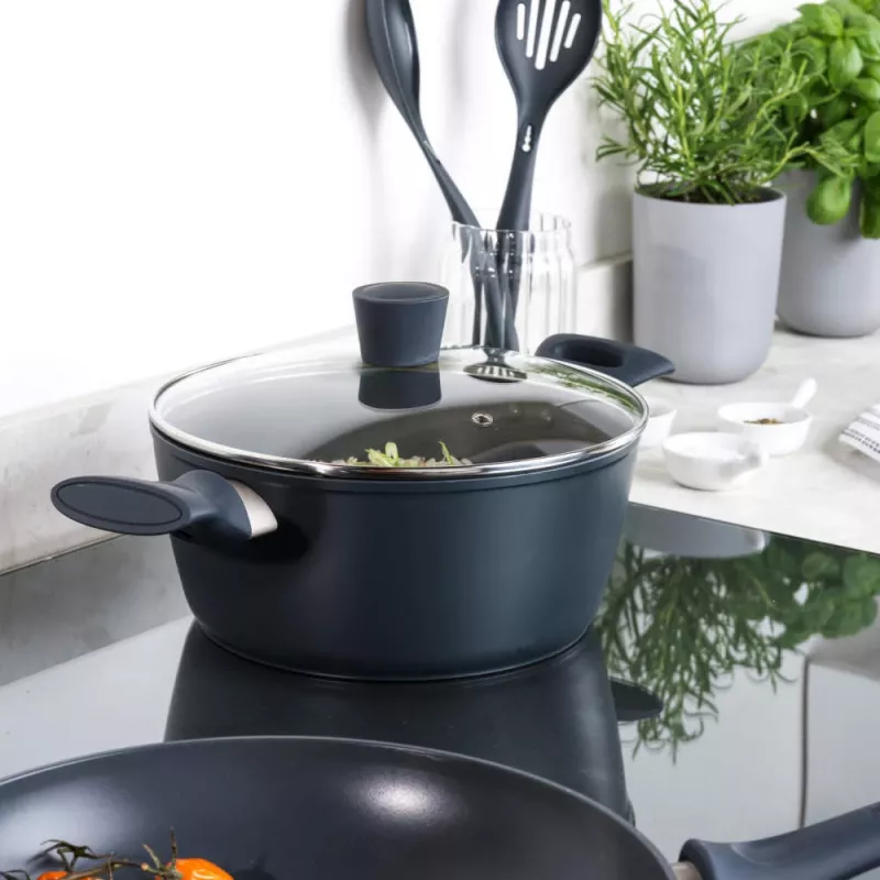Garnek Salter BW12270EU7 24 cm stal nierdzewna, kompatybilny z indukcją, okrągły
