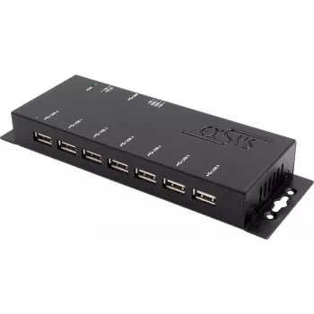 Hub USB Exsys EX-1177-2S 4-portowy 480 Mb/s z ochroną ESD 15 kV