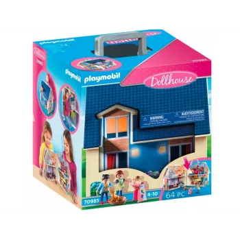 Zestaw do budowania PLAYMOBIL Domek dla lalek 70985 Wielokolorowy Plastik