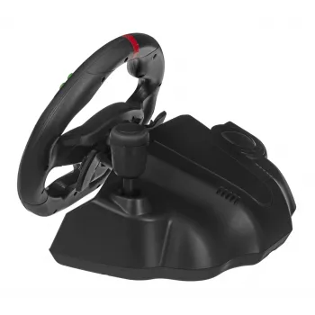 Esperanza EGW101 kontroler do gier kierownica do Playstation, Playstation 3, cyfrowy USB, czarny, zielony