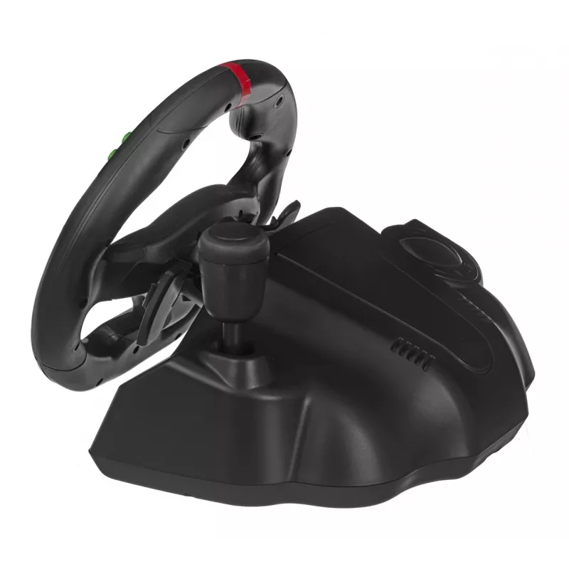 Esperanza EGW101 kontroler do gier kierownica do Playstation, Playstation 3, cyfrowy USB, czarny, zielony