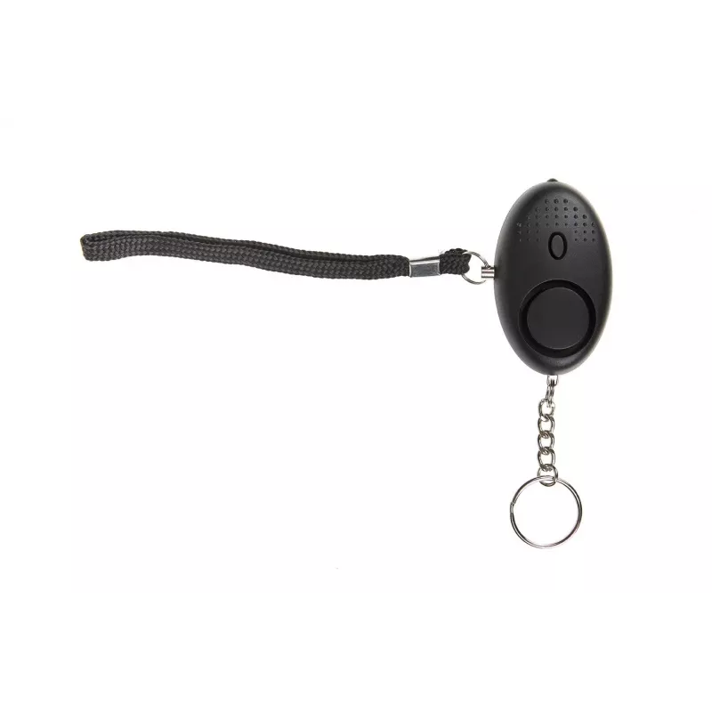 Alarm osobisty GUARD YC-003-BL — 120 dB, latarka LED, baterie LR41, przenośne urządzenie bezpieczeństwa