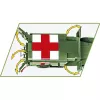 Klocki konstrukcyjne Cobi Dodge WC-54 Ambulans model 2257 zestaw budowlany 1:35