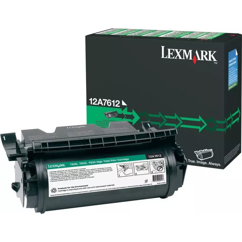 Lexmark 12A7612 Materiał eksploatacyjny do drukarki Czarny