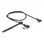 Kabel USB DeLOCK EASY-USB 2.0 Typu-A na Micro-B Męski 0.5 m Czarny