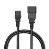 Kabel zasilający Qoltec 53991 czarny 1,2 m złącze C20 C13