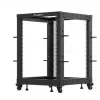 Stojący stelaż Lanberg OR01-6115-B 15U Czarny 600 kg nośność