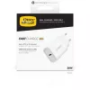 Ładowarka ścienna OTTERBOX 30W USB-C PD Biała — moc 30W, pojedynczy port USB‑C
