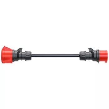 Adapter do Gemini flex 22 kW CEE czerwony prąd trójfazowy 32A > CEE czerwony 16A czarny 30cm