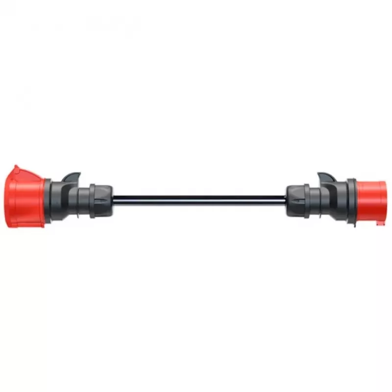 Adapter do Gemini flex 22 kW CEE czerwony prąd trójfazowy 32A > CEE czerwony 16A czarny 30cm