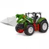 BRUDER Traktor z ładowaczem czołowym model BR-03451 – wytrzymały traktor zabawka z ruchomym ładowaczem