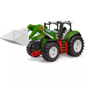 BRUDER Traktor z ładowaczem czołowym model BR-03451 – wytrzymały traktor zabawka z ruchomym ładowaczem