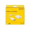 Adapter DisplayPort 1.2 męski na VGA żeński DeLOCK 61007