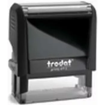Samotuszująca pieczątka Trodat Printy 4912N, szara, rozmiar odbicia 46×17 mm