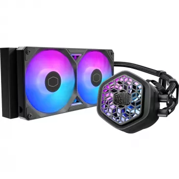 Chłodzenie cieczą CPU Cooler Master MasterLiquid 240 Atmos II — chłodnica 240 mm, wentylator VRM, RGB