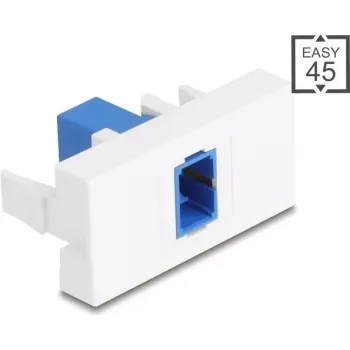 Moduł panelu krosowego DELOCK SC Simplex niebieski/biały 45° Easy 90896