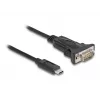 DeLOCK Adapter USB Type-C na RS-232 D-Sub 9 pin męski 0,25 m