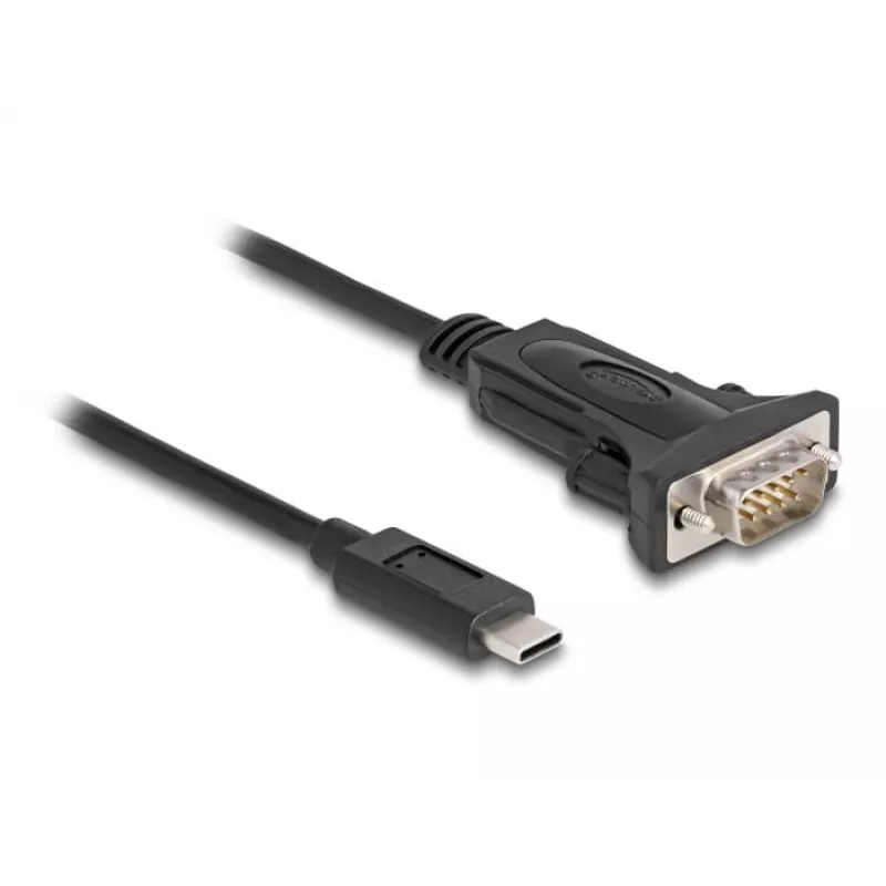 DeLOCK Adapter USB Type-C na RS-232 D-Sub 9 pin męski 0,25 m