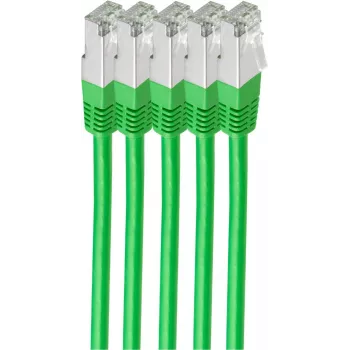 shiverpeaks BS75711-H0.5G-SET5 Kabel sieciowy zielony 0,5 m Cat6 S/FTP (S-STP) (BS75711-H0.5G-SET5)