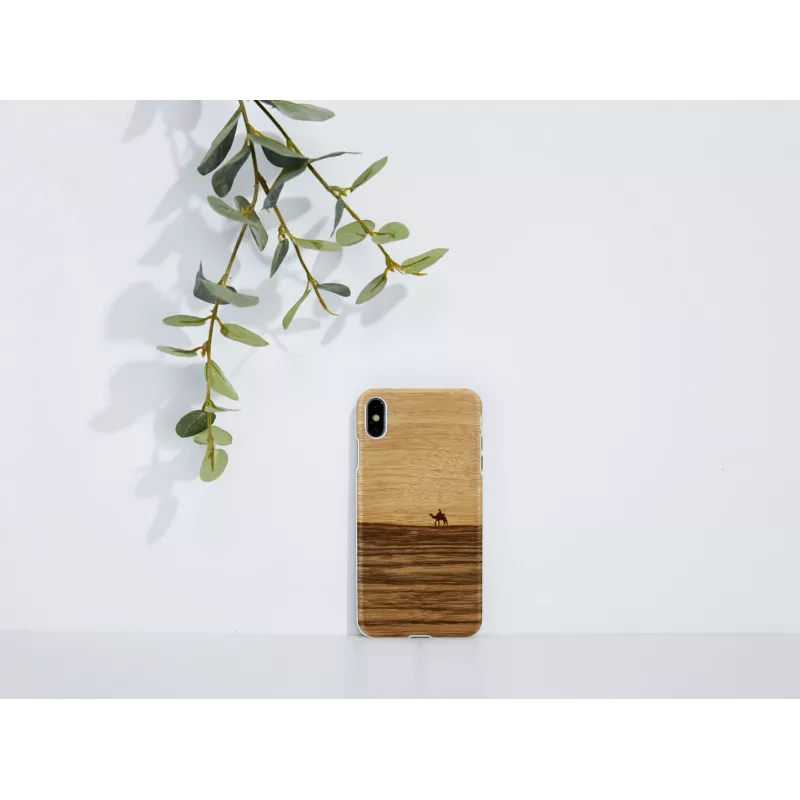 Etui na smartfon man and wood do iPhone XS Max — terra white