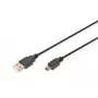 Kabel połączeniowy USB A / miniUSB B M/M 1 m czarny