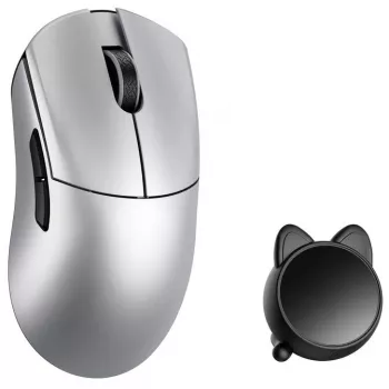 WLMOUSE HUAN Gaming Maus, Omron Optical Switches - silber (HUAN-SILVER-O)