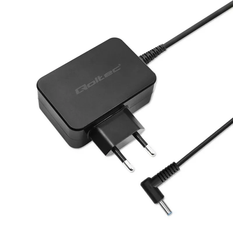 Zasilacz AC QOLTEC 51033 do laptopów, 45 W, 19,5 V, 2,31 A, 220–240 V, do użytku wewnętrznego, czarny, kabel 1,7 m