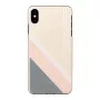Etui na smartfon man and wood do iPhone XS Max — różowy garnitur, czarne