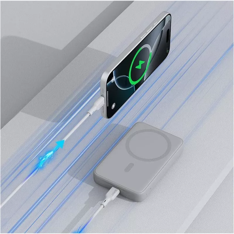 Przenośny powerbank PB-MS04 Biały 10000mAh