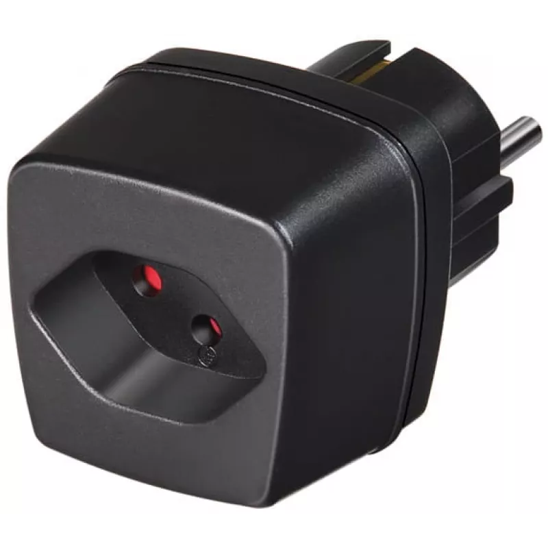 brennenstuhl Travel Adapter - Adapter for Power Connector - Czarny (1508480)
