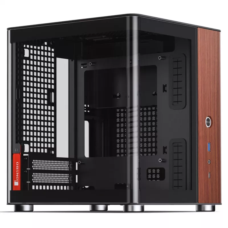 Obudowa PC Jonsbo TK-0, Mini-Tower, Mini-ITX, Czarna